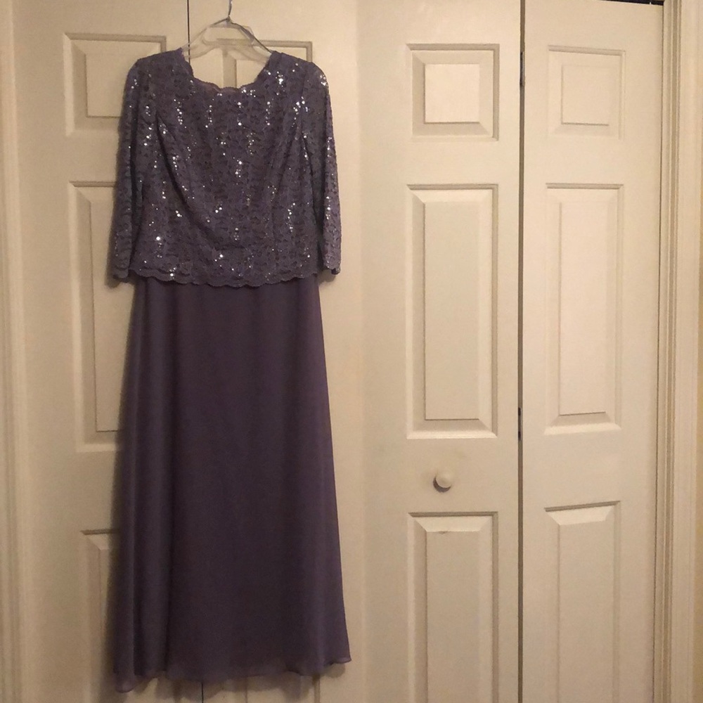 Mother of the Bride Dress purple